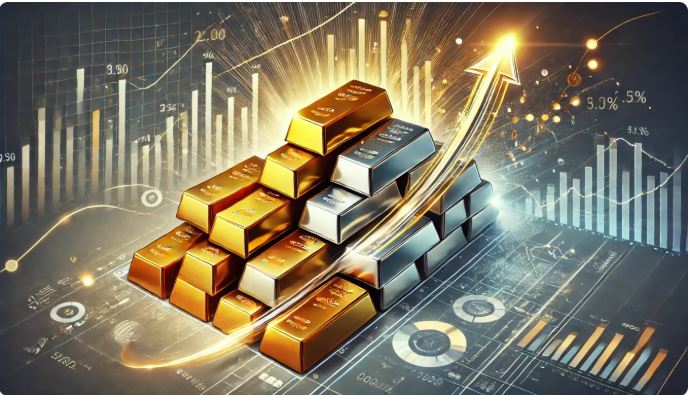 Giá vàng tăng mạnh nhờ dòng tiền trú ẩn an toàn được kích hoạt trở lại