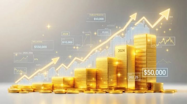 Dự báo giá vàng tháng 2/2026: Tại sao mốc 5.500 USD/oz không còn là viễn tưởng? 2 Dự báo giá vàng tháng 2/2026: Tại sao mốc 5.500 USD/oz không còn là viễn tưởng?